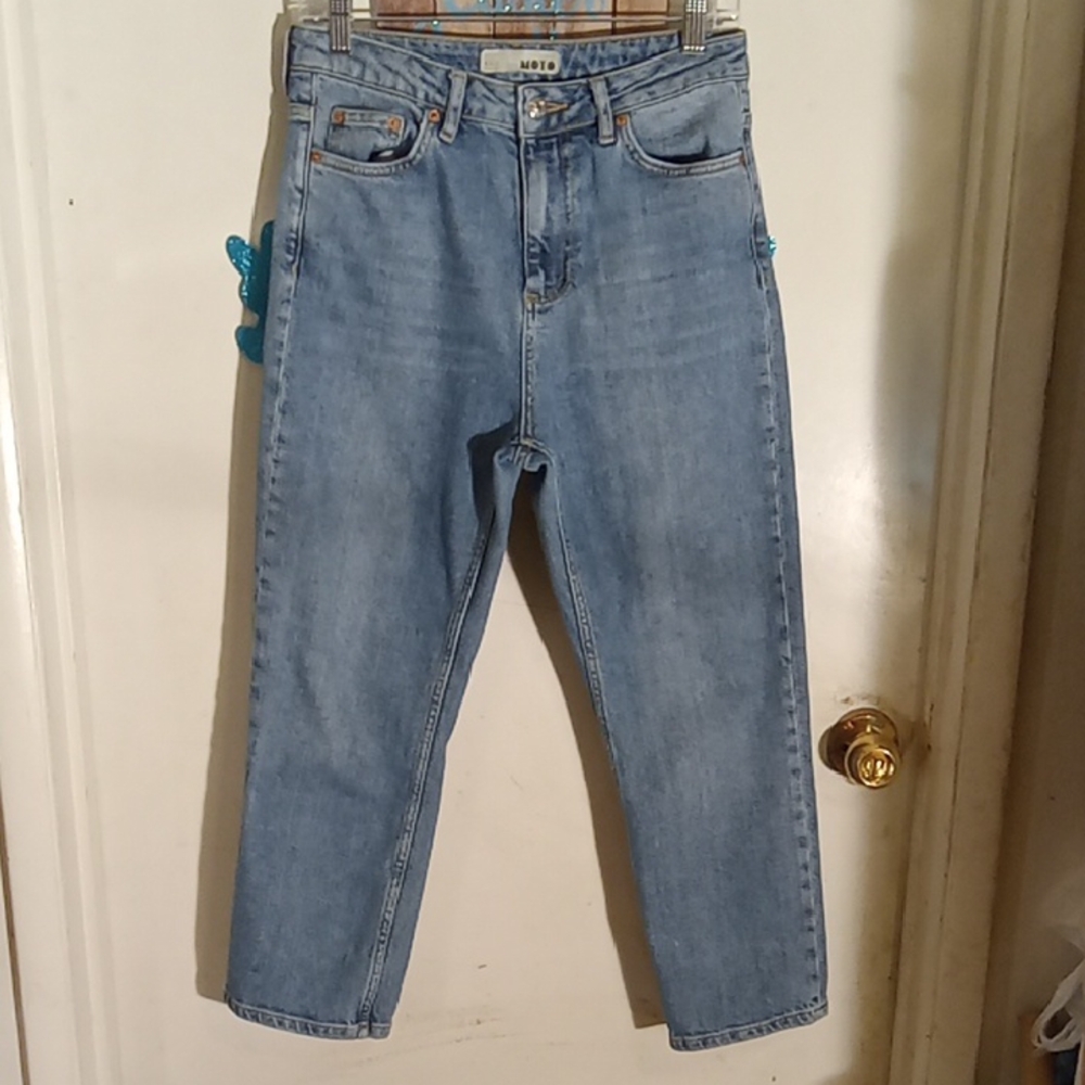 Men's jeans 30 - 30 blue. Some stretch. Top shop.Moto